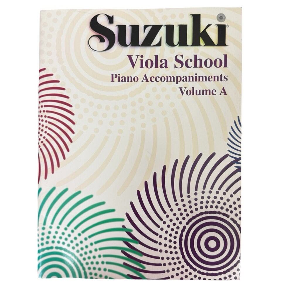 Alfred Publishing Co. 000245S Suzuki Viola School, Vol A: Piano Acc. (Contains V